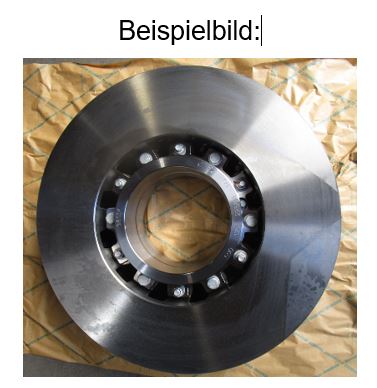 Axle brake disc