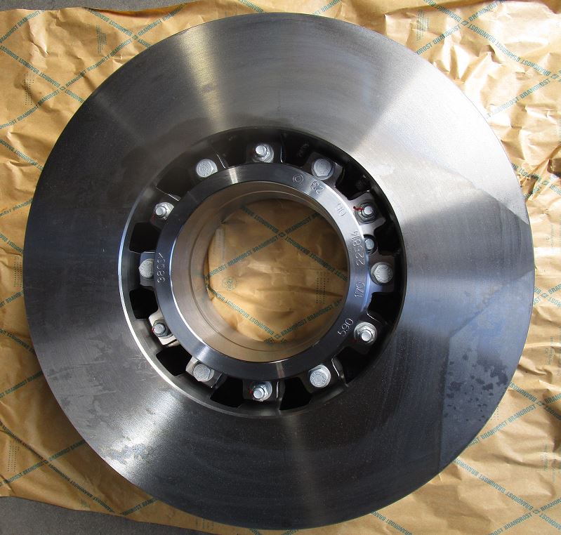 Axle brake disc