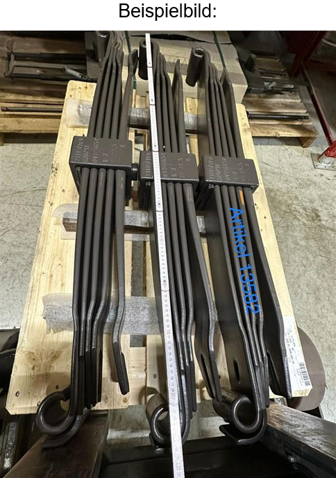Bearing spring PARABOLIC SPRING 4/1-layer, 22.5 t Bearing spring PARABOLIC SPRING 4/1-layer, 22.5 t